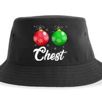 Chest Nuts Christmas Matching Couple Chestnuts Xmas Pajamas Sustainable Bucket Hat