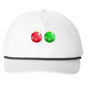 Chest Nuts Christmas Matching Couple Chestnuts Xmas Pajamas Snapback Five-Panel Rope Hat