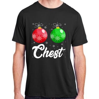 Chest Nuts Christmas Matching Couple Chestnuts Xmas Pajamas Adult ChromaSoft Performance T-Shirt