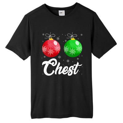 Chest Nuts Christmas Matching Couple Chestnuts Xmas Pajamas Tall Fusion ChromaSoft Performance T-Shirt