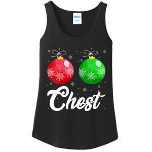 Chest Nuts Christmas Matching Couple Chestnuts Xmas Pajamas Ladies Essential Tank