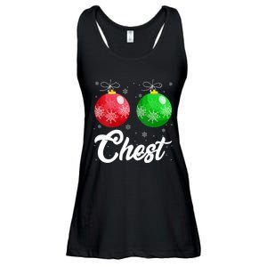 Chest Nuts Christmas Matching Couple Chestnuts Xmas Pajamas Ladies Essential Flowy Tank