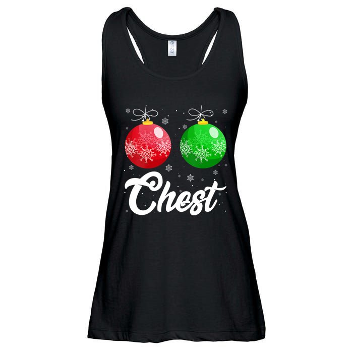 Chest Nuts Christmas Matching Couple Chestnuts Xmas Pajamas Ladies Essential Flowy Tank