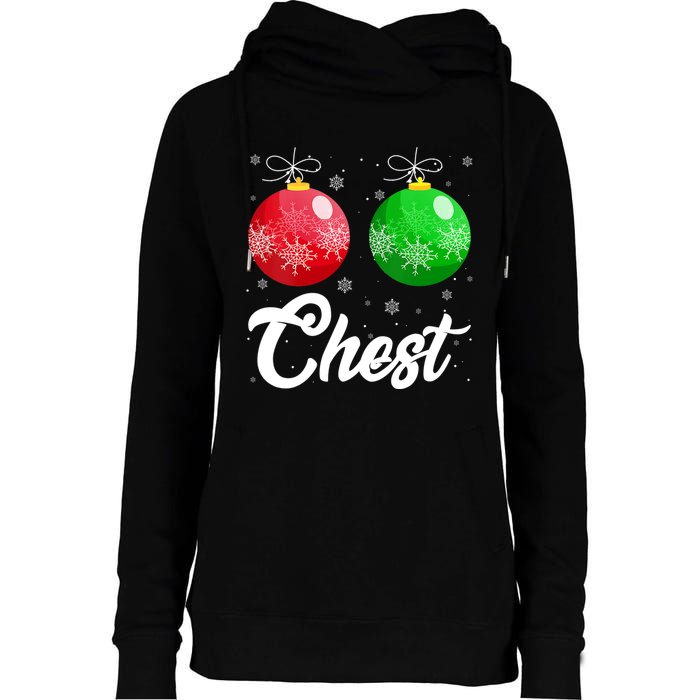 Chest Nuts Christmas Matching Couple Chestnuts Xmas Pajamas Womens Funnel Neck Pullover Hood