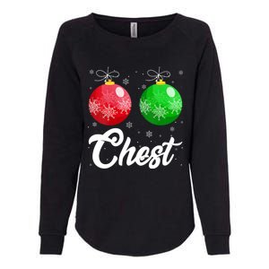 Chest Nuts Christmas Matching Couple Chestnuts Xmas Pajamas Womens California Wash Sweatshirt