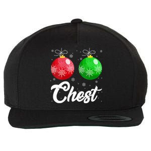 Chest Nuts Christmas Matching Couple Chestnuts Xmas Pajamas Wool Snapback Cap