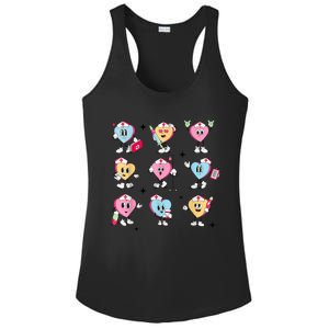 Cute Nurse Conversation Hearts Valentines Day Ladies PosiCharge Competitor Racerback Tank