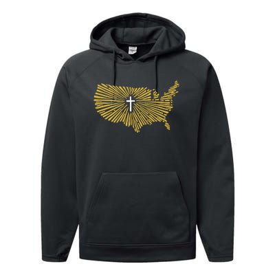 Christian Nationalism Ccn Performance Fleece Hoodie