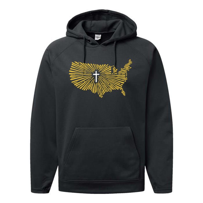 Christian Nationalism Ccn Performance Fleece Hoodie