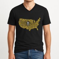 Christian Nationalism Ccn V-Neck T-Shirt
