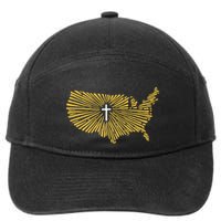 Christian Nationalism Ccn 7-Panel Snapback Hat