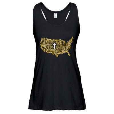 Christian Nationalism Ccn Ladies Essential Flowy Tank