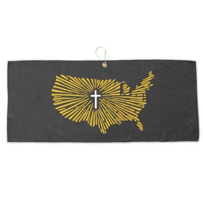 Christian Nationalism Ccn Large Microfiber Waffle Golf Towel