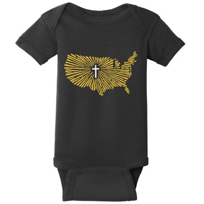 Christian Nationalism Ccn Baby Bodysuit