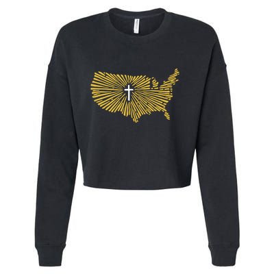 Christian Nationalism Ccn Cropped Pullover Crew