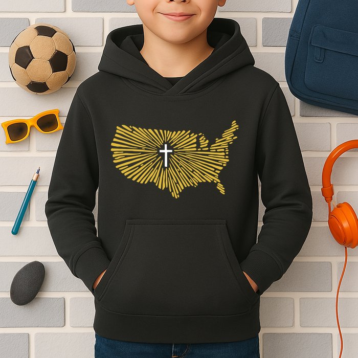 Christian Nationalism Ccn Kids Hoodie