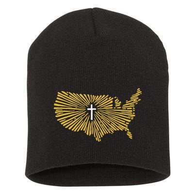 Christian Nationalism Ccn Short Acrylic Beanie