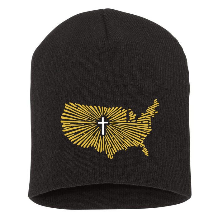 Christian Nationalism Ccn Short Acrylic Beanie