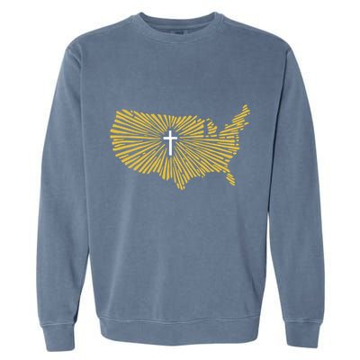Christian Nationalism Ccn Garment-Dyed Sweatshirt