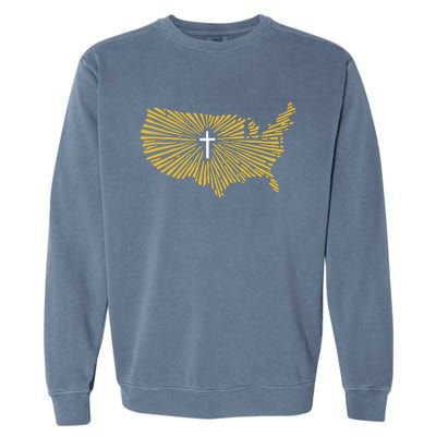 Christian Nationalism Ccn Garment-Dyed Sweatshirt