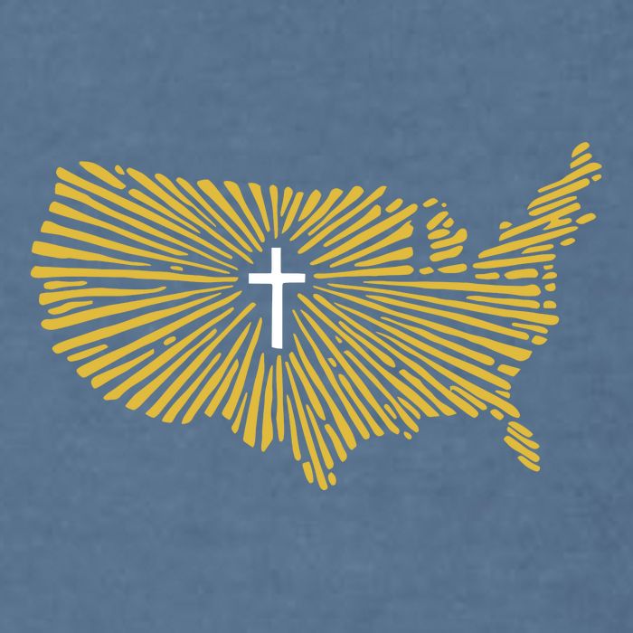 Christian Nationalism Ccn Garment-Dyed Sweatshirt