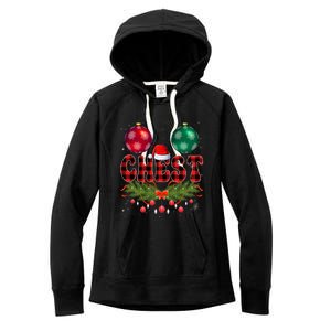 Chest Nuts Christmas Funny Matching Couple Chestnuts Xmas Meaningful Gift Women's Fleece Hoodie