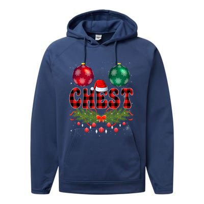 Chest Nuts Christmas Funny Matching Couple Chestnuts Xmas Meaningful Gift Performance Fleece Hoodie