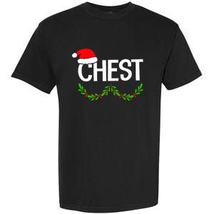 Chest Nuts Couples Christmas Funny Christmas Holiday Garment-Dyed Heavyweight T-Shirt