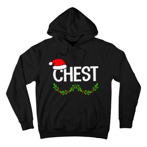 Chest Nuts Couples Christmas Funny Christmas Holiday Hoodie