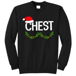 Chest Nuts Couples Christmas Funny Christmas Holiday Sweatshirt