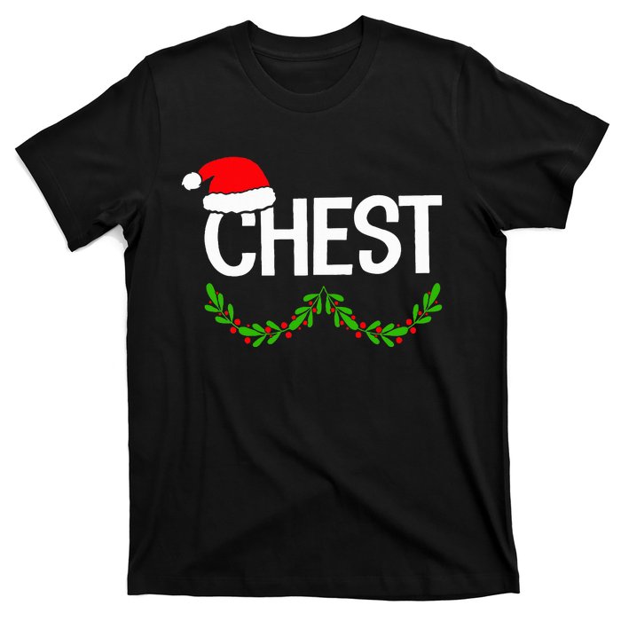 Chest Nuts Couples Christmas Funny Christmas Holiday T-Shirt