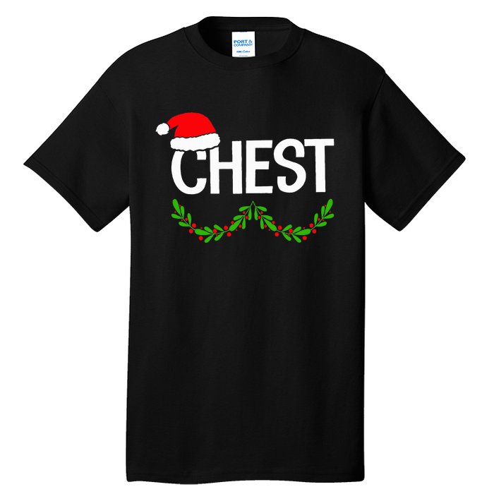 Chest Nuts Couples Christmas Funny Christmas Holiday Tall T-Shirt