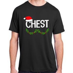 Chest Nuts Couples Christmas Funny Christmas Holiday Adult ChromaSoft Performance T-Shirt