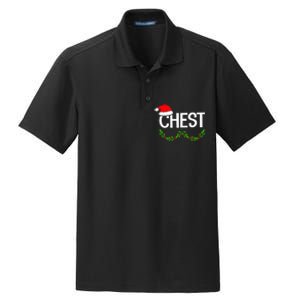 Chest Nuts Couples Christmas Funny Christmas Holiday Dry Zone Grid Polo