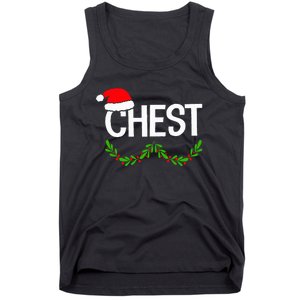 Chest Nuts Couples Christmas Funny Christmas Holiday Tank Top