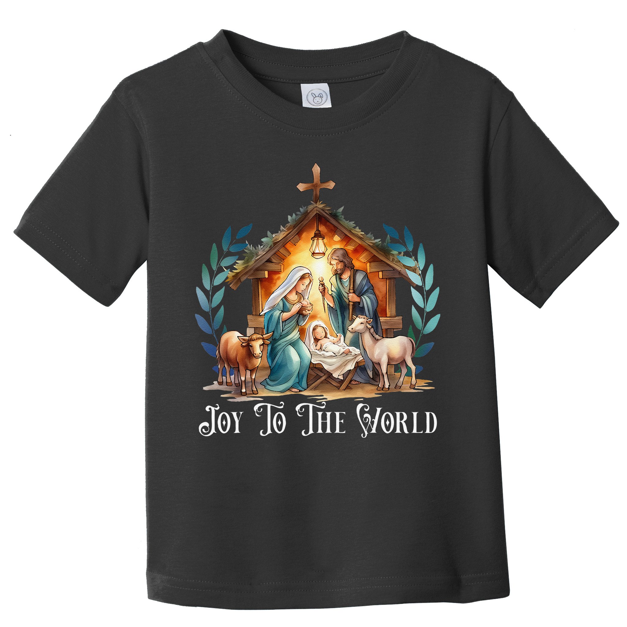 Christmas Nativity Christian Birth Of Jesus Joy To The World Gift Toddler T-Shirt