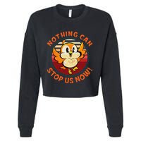 Chuuby Nothing Can Stop Us Now Cropped Pullover Crew