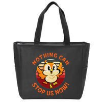Chuuby Nothing Can Stop Us Now Zip Tote Bag
