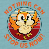 Chuuby Nothing Can Stop Us Now Sueded Cloud Jersey T-Shirt