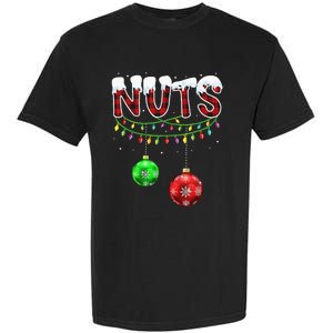 Chest Nuts Christmas Matching Couple Chestnuts Garment-Dyed Heavyweight T-Shirt