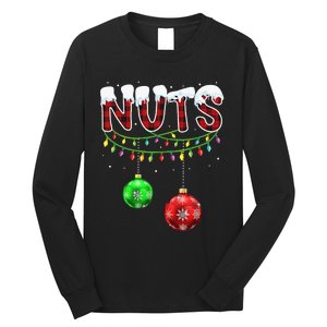 Chest Nuts Christmas Matching Couple Chestnuts Long Sleeve Shirt