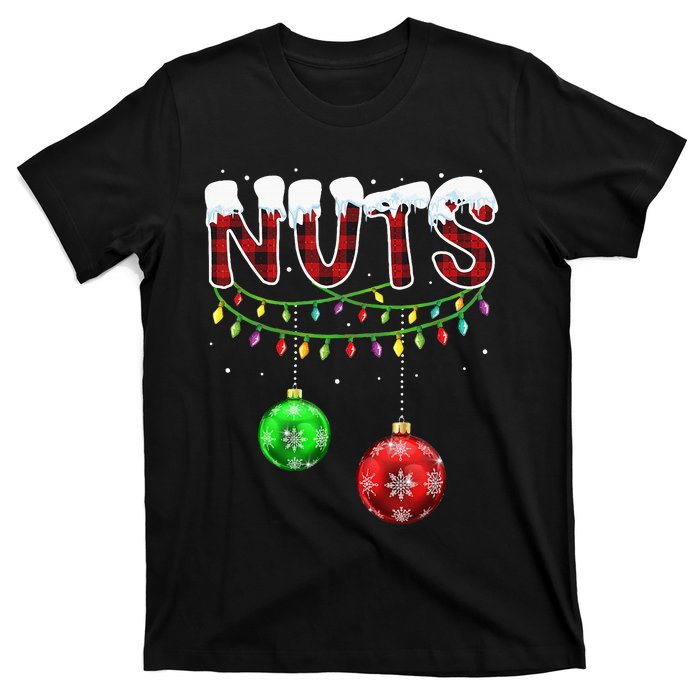 Chest Nuts Christmas Matching Couple Chestnuts T-Shirt