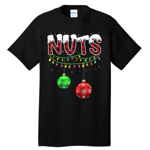 Chest Nuts Christmas Matching Couple Chestnuts Tall T-Shirt