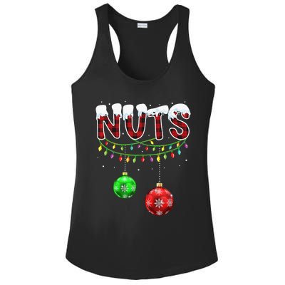 Chest Nuts Christmas Matching Couple Chestnuts Ladies PosiCharge Competitor Racerback Tank