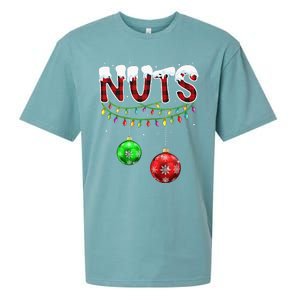 Chest Nuts Christmas Matching Couple Chestnuts Sueded Cloud Jersey T-Shirt