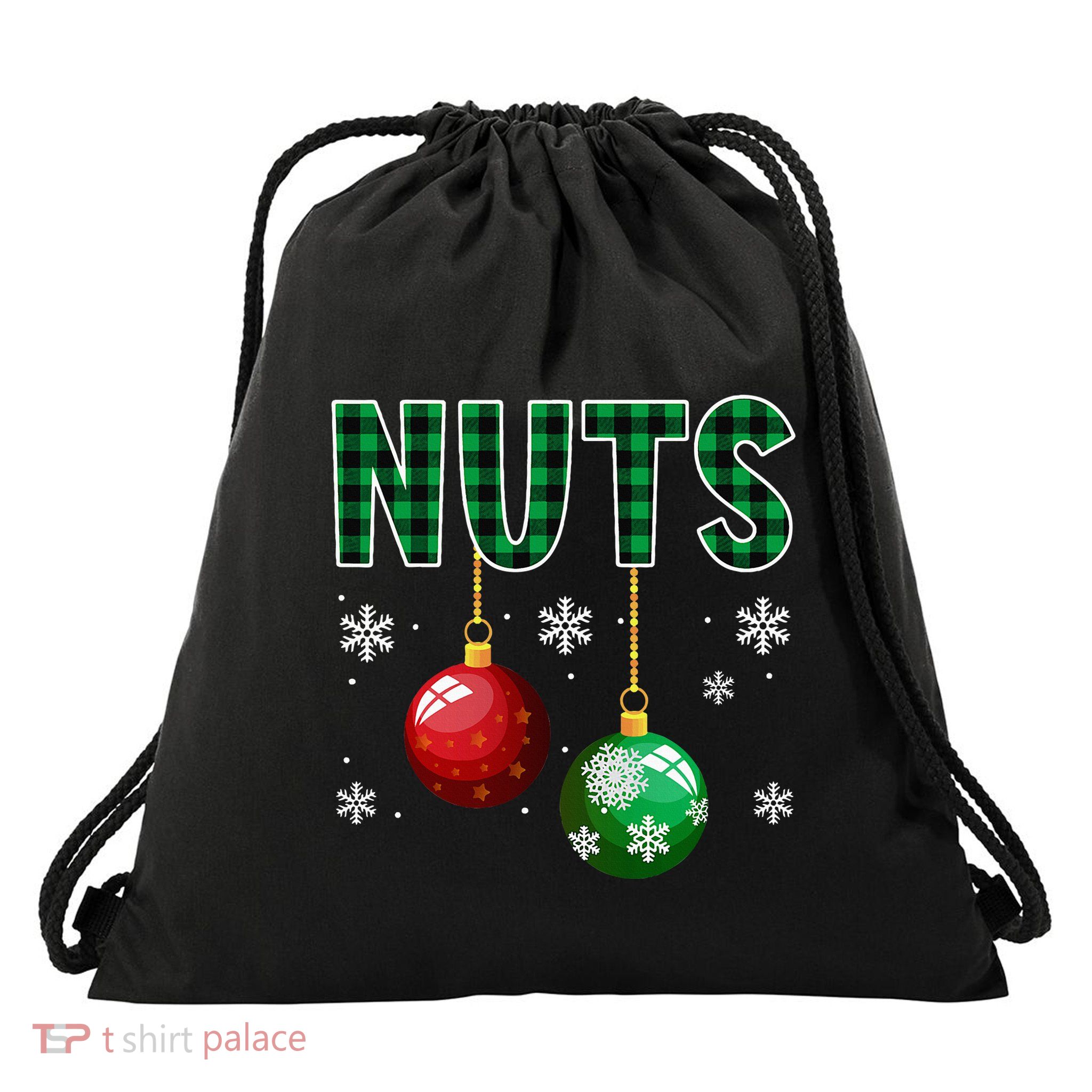 Chest Nuts Christmas Matching Couple Chestnuts Drawstring Bag