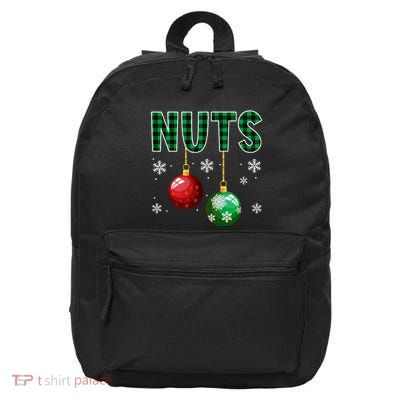 Chest Nuts Christmas Matching Couple Chestnuts 16 in Basic Backpack