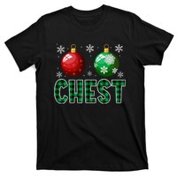 Chest Nuts Christmas Matching Couple Chestnuts T-Shirt