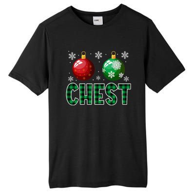 Chest Nuts Christmas Matching Couple Chestnuts Tall Fusion ChromaSoft Performance T-Shirt