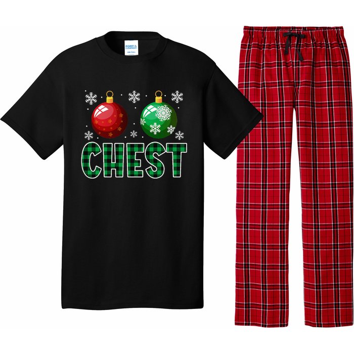 Chest Nuts Christmas Matching Couple Chestnuts Pajama Set